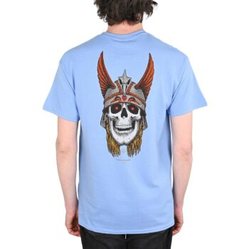 Powell Peralta Andy Anderson Skull S/S T-Shirt - Carolina Blue