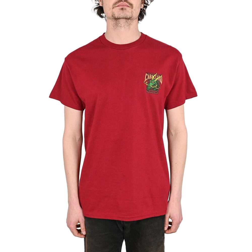 Powell Peralta Caballero Street Dragon S/S T-Shirt - Garnet