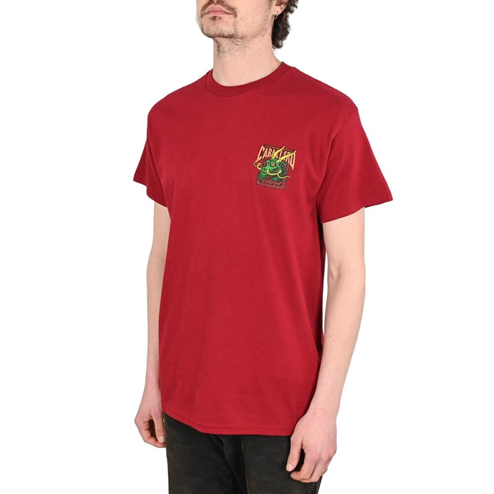 Powell Peralta Caballero Street Dragon S/S T-Shirt - Garnet