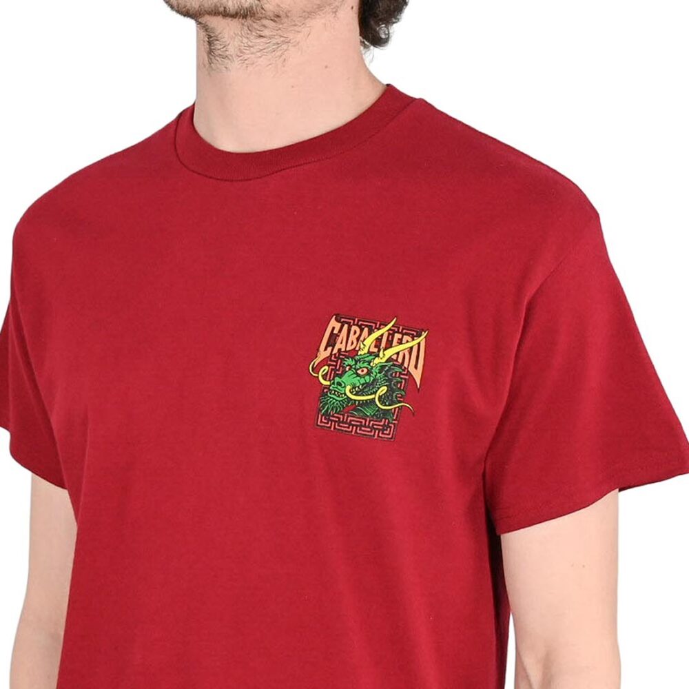 Powell Peralta Caballero Street Dragon S/S T-Shirt - Garnet