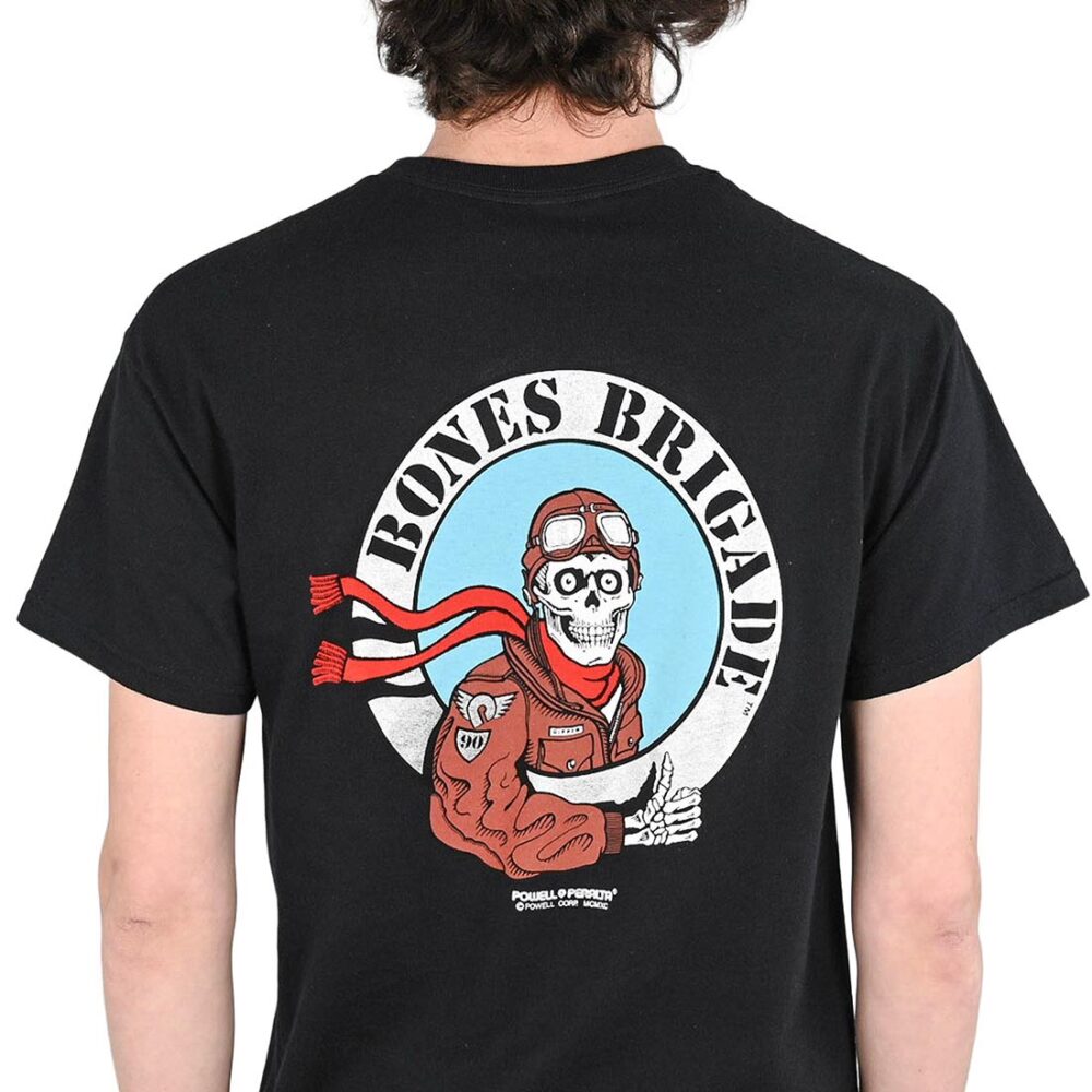 Powell Peralta Ripper Pilot S/S T-Shirt - Black