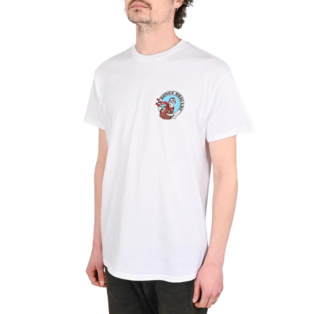 Powell Peralta Ripper Pilot S/S T-Shirt - White