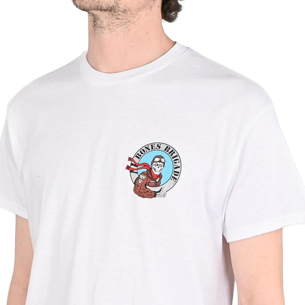 Powell Peralta Ripper Pilot S/S T-Shirt - White