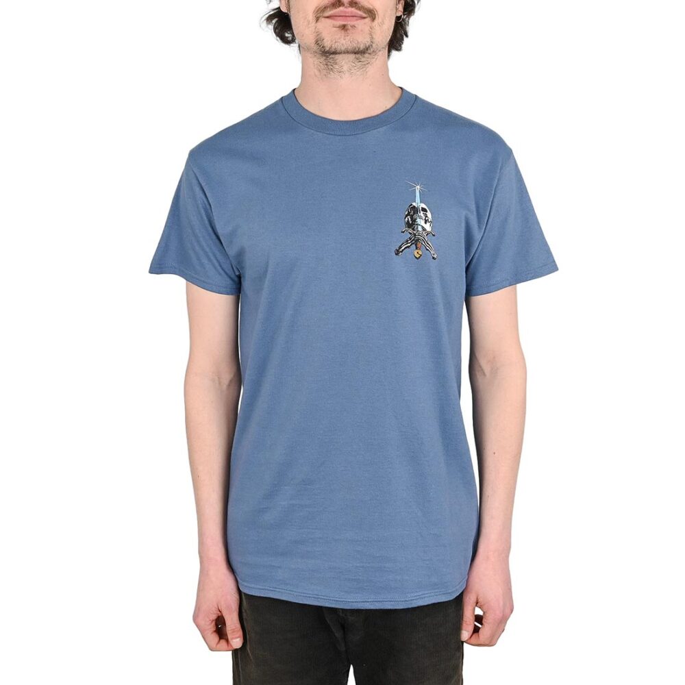 Powell Peralta Skull & Sword S/S T-Shirt - Indigo Blue