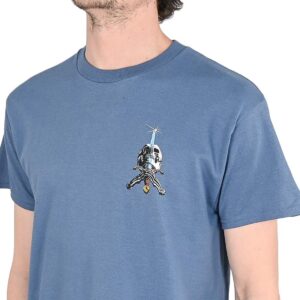 Powell Peralta Skull & Sword S/S T-Shirt - Indigo Blue