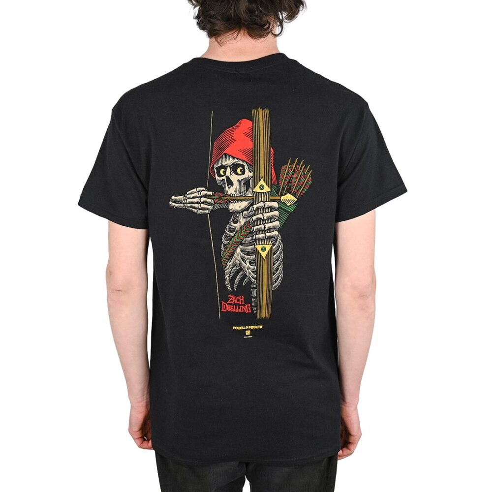 Powell Peralta Zach Doelling Archer S/S T-Shirt - Black (Copy)