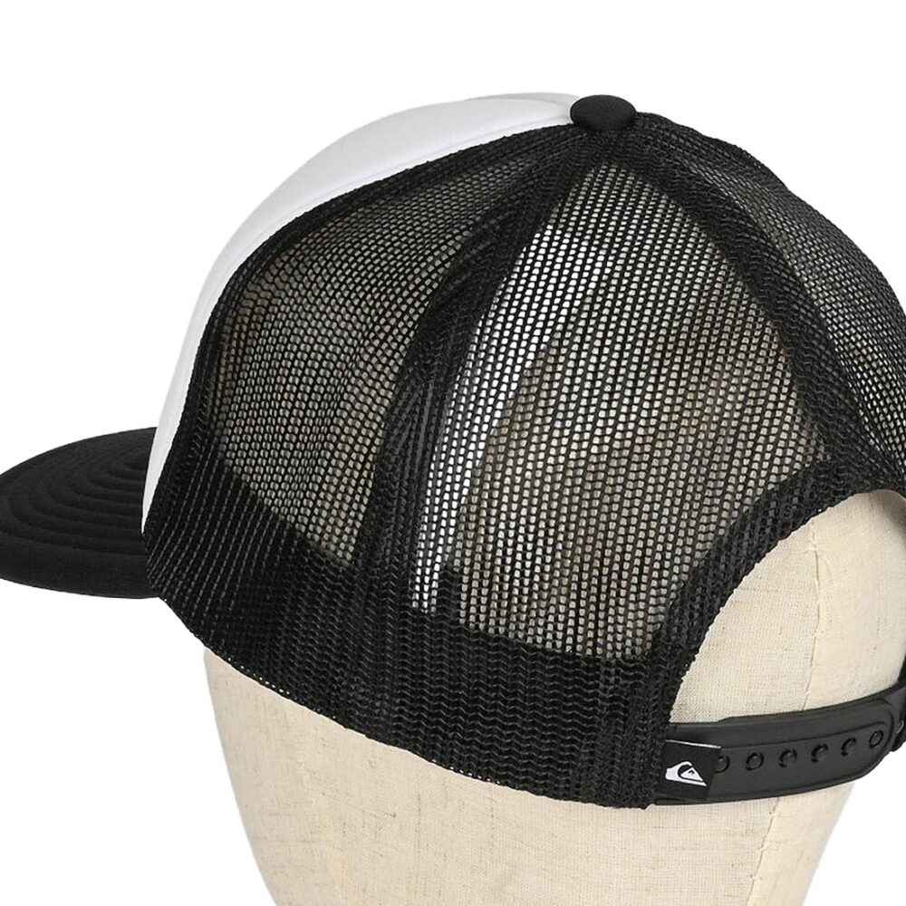 Quiksilver DNA Impaired Curved Brim Trucker Hat - White