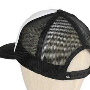 Quiksilver DNA Impaired Curved Brim Trucker Hat - White