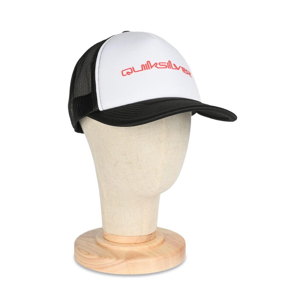 Quiksilver Omni Curved Brim Trucker Hat - White