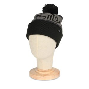 Quiksilver Summit Pom Beanie Hat - True Black
