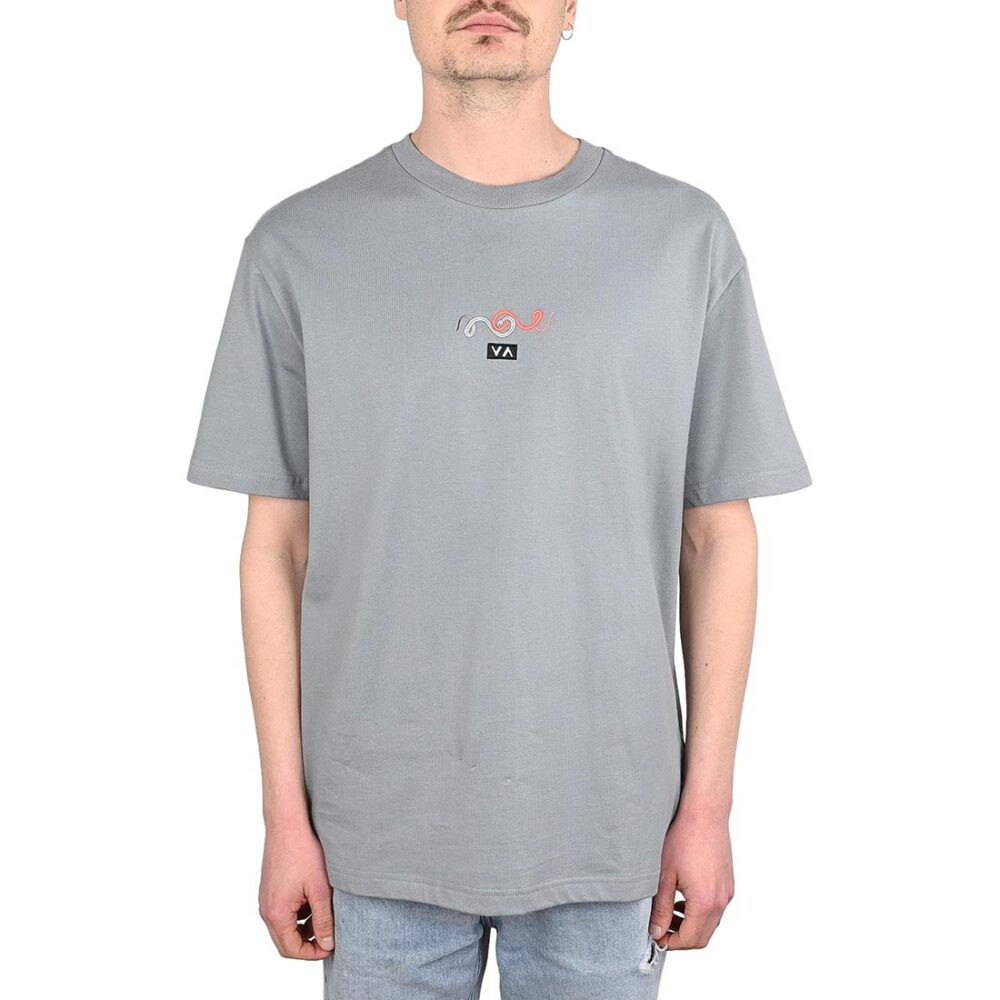 RVCA Amaze Snake Short-Sleeved T-Shirt - Monument