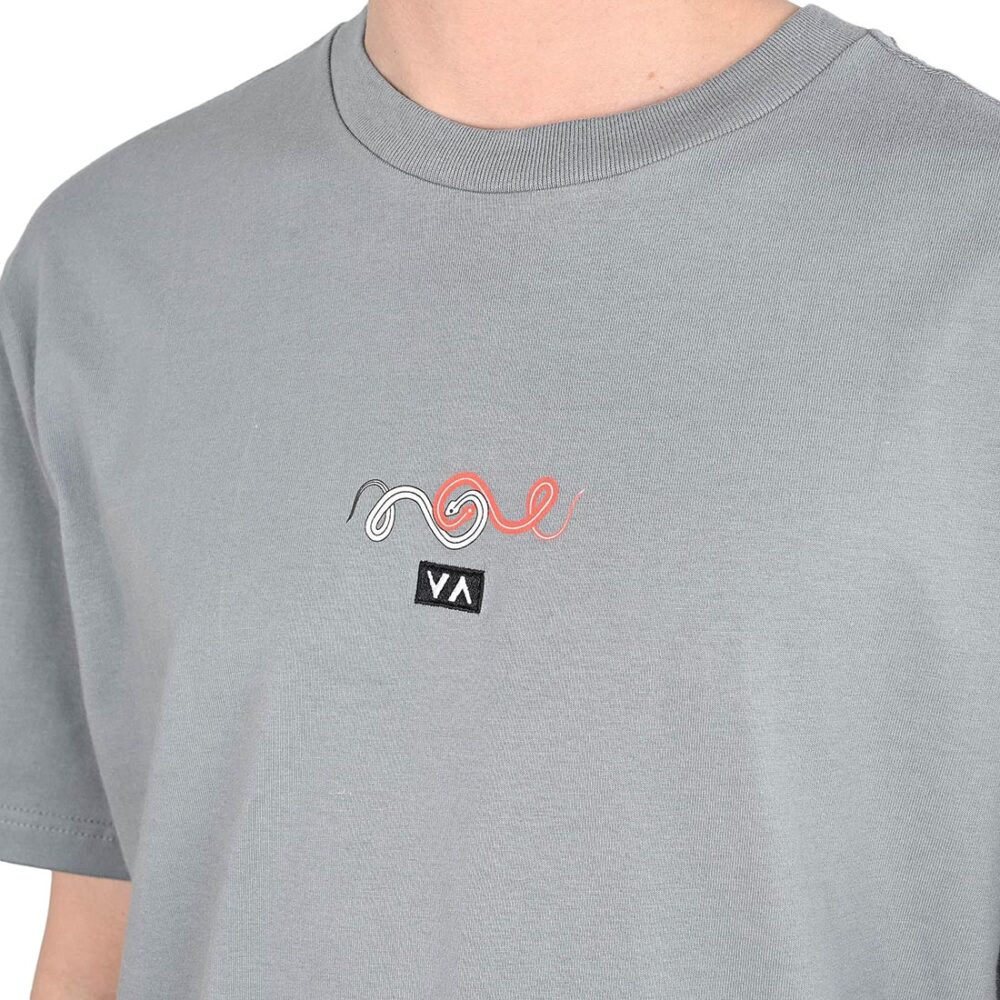 RVCA Amaze Snake Short-Sleeved T-Shirt - Monument