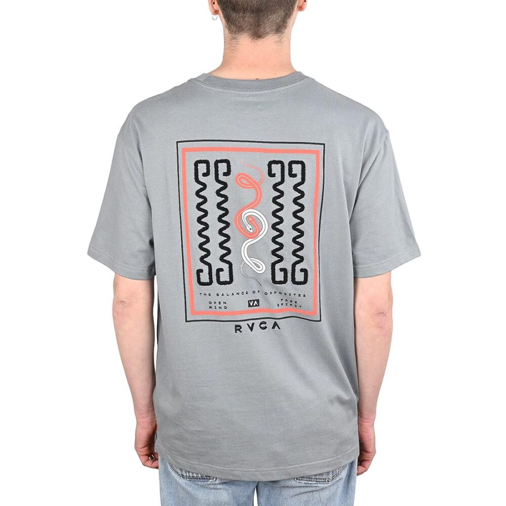 RVCA Amaze Snake Short-Sleeved T-Shirt - Monument