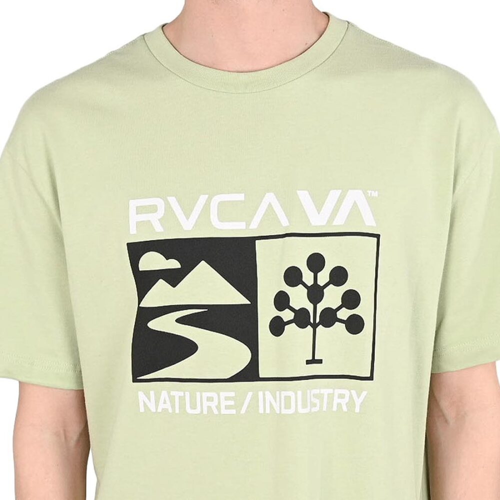 RVCA Harvester S/S T-Shirt - Laurel Green