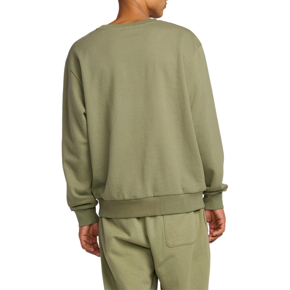 RVCA VA Essential Pullover Crew Sweater - Ranger Green