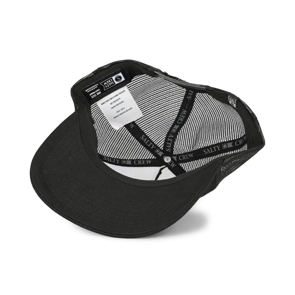 Salty Crew Good Times Trucker Cap - True Black