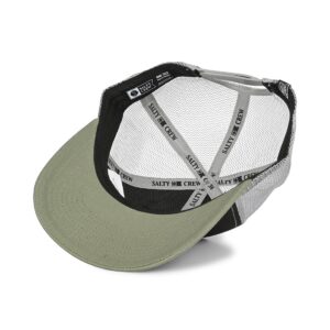 Salty Crew Surface Retro Trucker Cap - Black/Olive