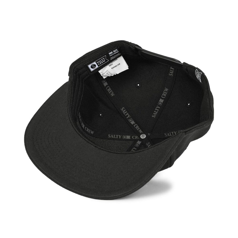 Salty Crew Tako Club Snapback Cap - Black
