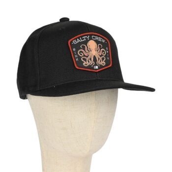 Salty Crew Tako Club Snapback Cap - Black