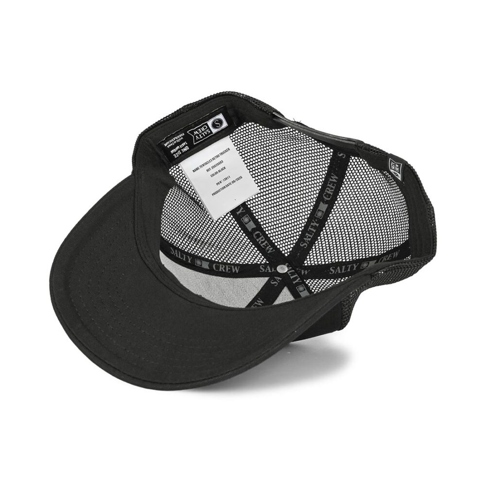Salty Crew Tentacles Retro Trucker Cap - Black