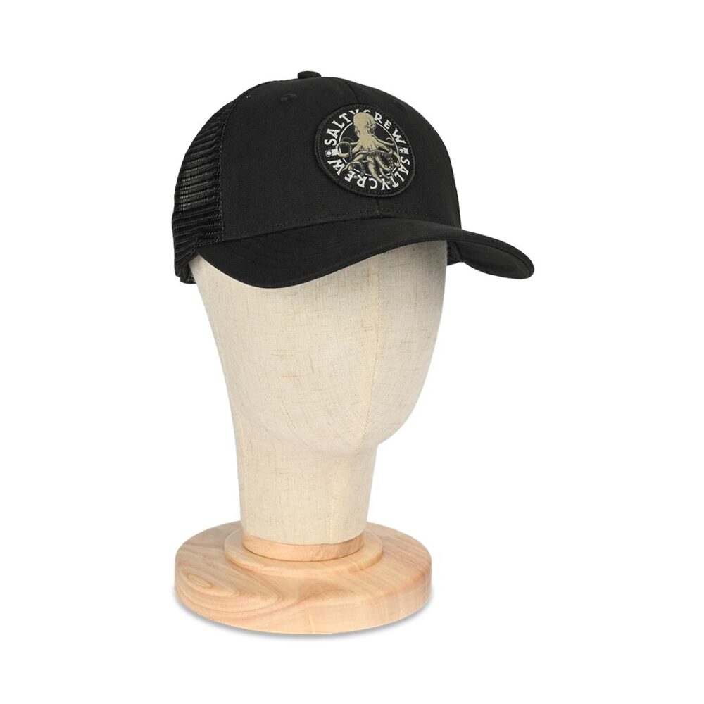 Salty Crew Tentacles Retro Trucker Cap - Black