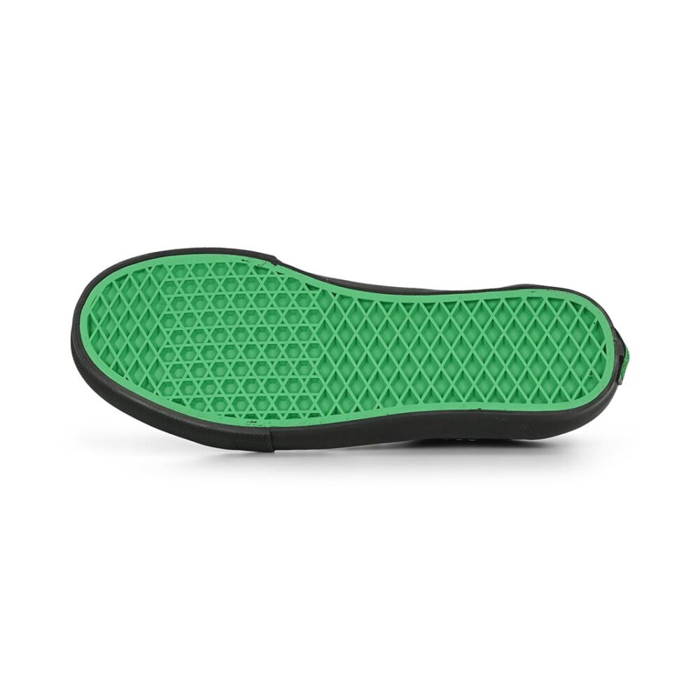 Vans Old Skool Pro Skate Shoes - Black/Black/Green