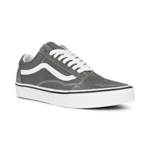 Vans Classic Old Skool Skate Shoes - Pewter/True White