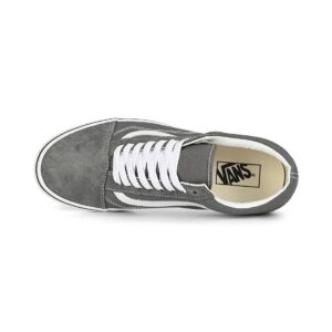 Vans Classic Old Skool Skate Shoes - Pewter/True White