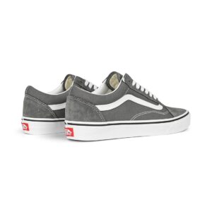 Vans Classic Old Skool Skate Shoes - Pewter/True White