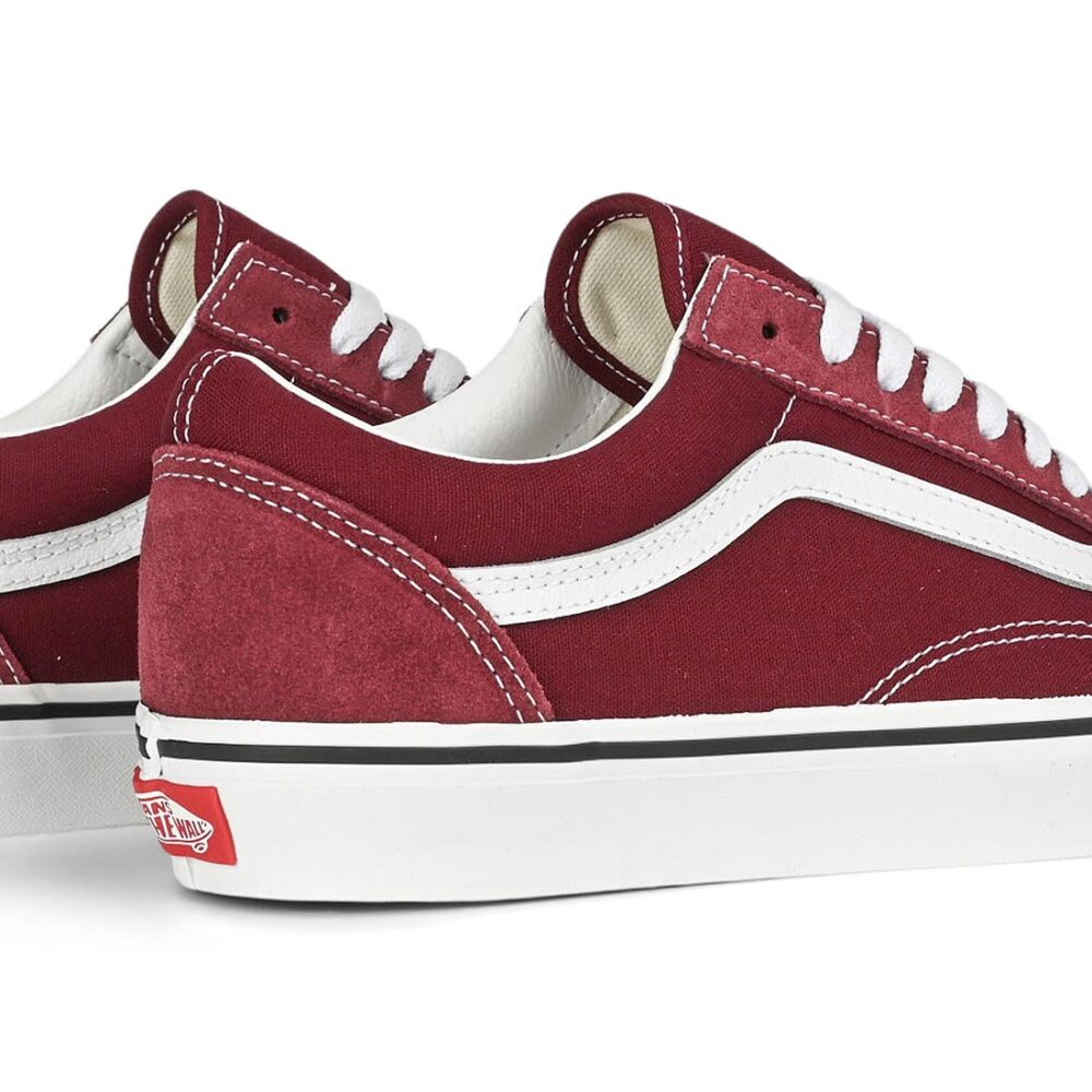 Vans Classic Old Skool Skate Shoes - Port Royale/True White