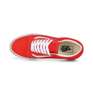 Vans Classic Old Skool Skate Shoes - Racing Red/True White