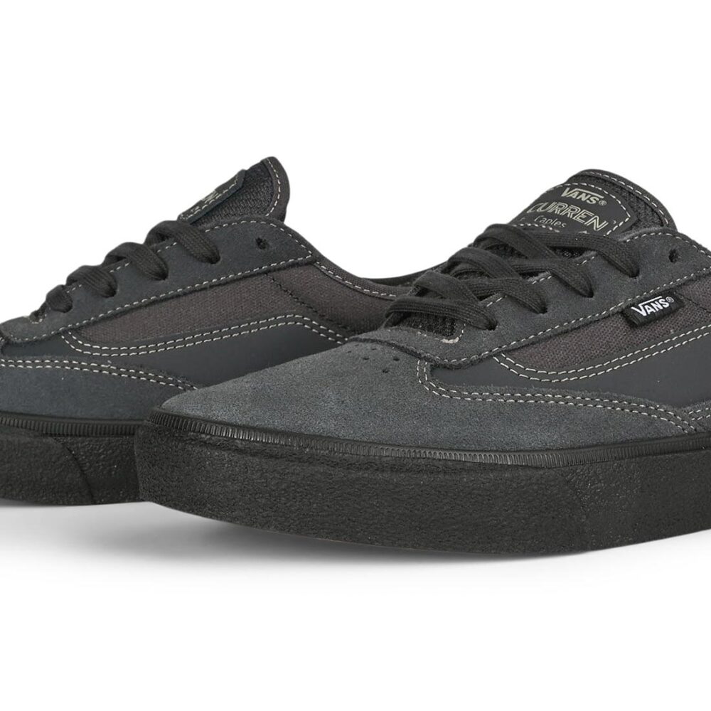 Vans Curren Caples Skate Shoes - Charcoal/Black