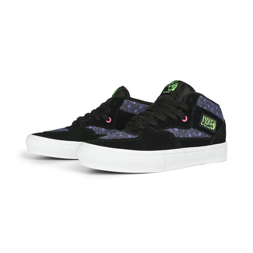 Vans Half Cab Skate Shoes - Acid Airbrush Violet Purple