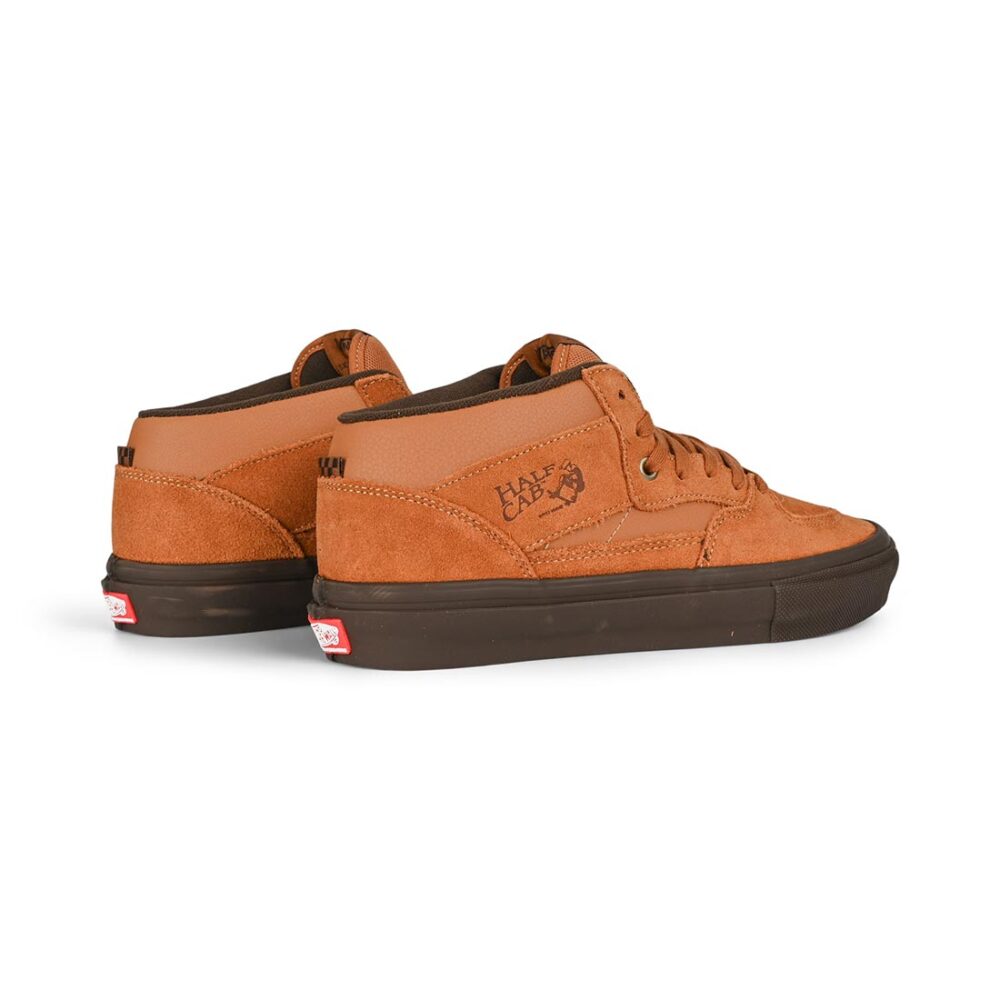 Vans Half Cab Skate Shoes - Golden Brown/Gum