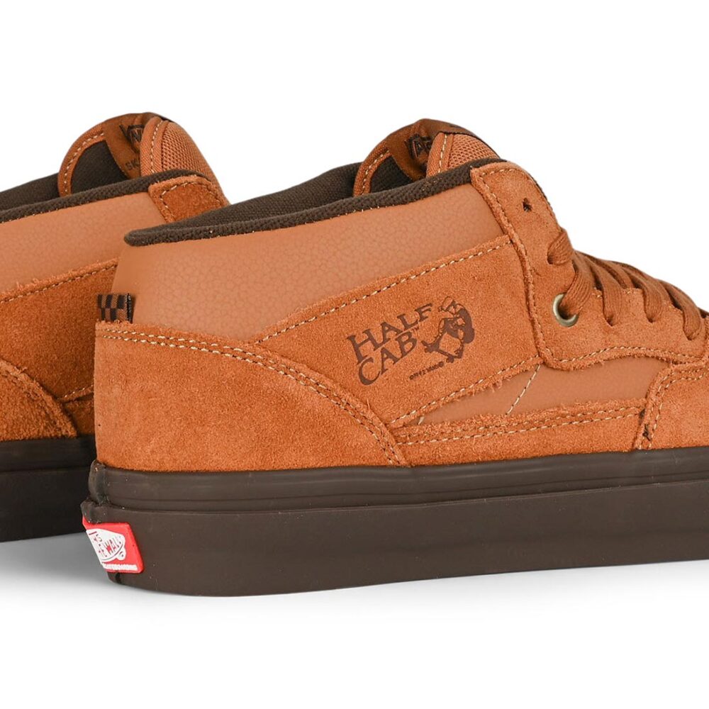 Vans Half Cab Skate Shoes - Golden Brown/Gum