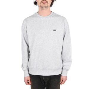 Vans Left Chest II Loose Crew Sweater - Light Grey Heather