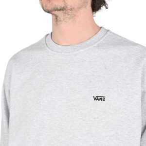 Vans Left Chest II Loose Crew Sweater - Light Grey Heather