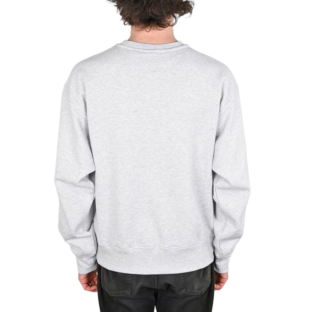 Vans Left Chest II Loose Crew Sweater - Light Grey Heather