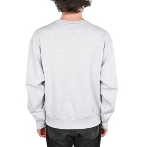 Vans Left Chest II Loose Crew Sweater - Light Grey Heather