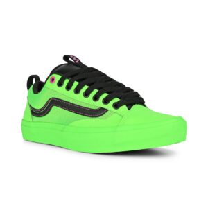 Vans Old Skool 36+ Skate Shoes - Acid Airbrush Black/Green Gecko