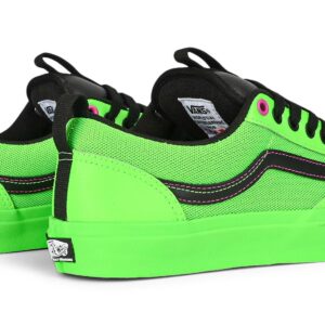 Vans Old Skool 36+ Skate Shoes - Acid Airbrush Black/Green Gecko