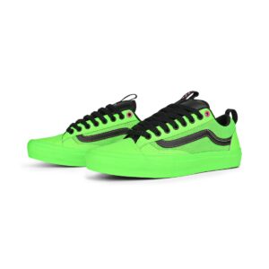 Vans Old Skool 36+ Skate Shoes - Acid Airbrush Black/Green Gecko