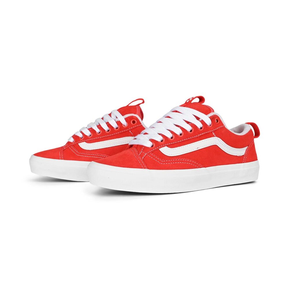 Vans Old Skool 36+ Skate Shoes - High Risk Red/White