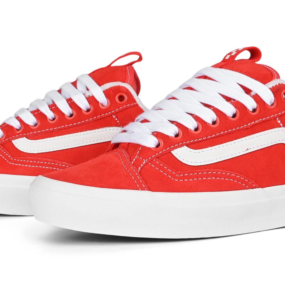 Vans Old Skool 36+ Skate Shoes - High Risk Red/White