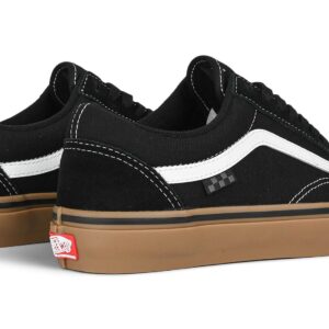 Vans Old Skool Pro Skate Shoes - Black/Gum/White