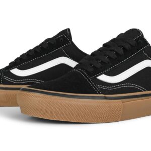 Vans Old Skool Pro Skate Shoes - Black/Gum/White