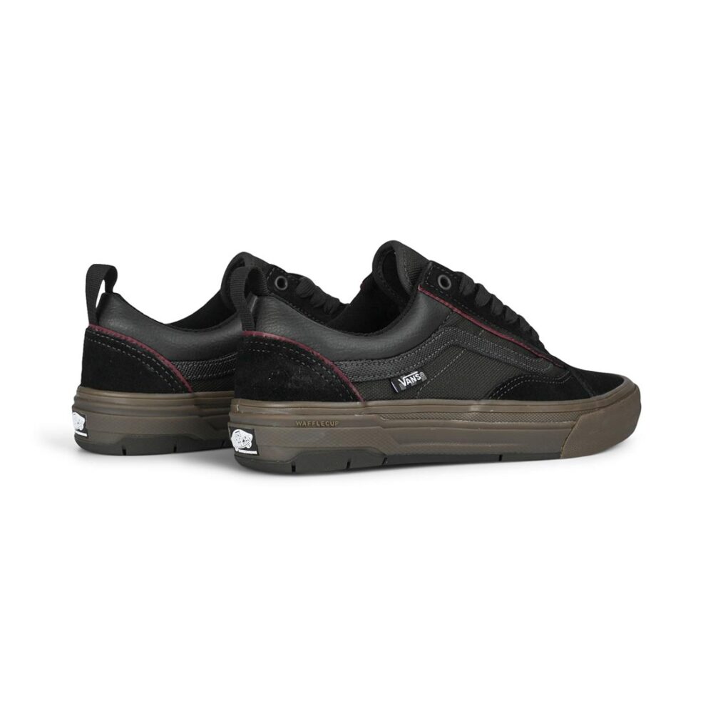 Vans Old Skool Wafflecup Skate Shoes - Black/Dark Gum