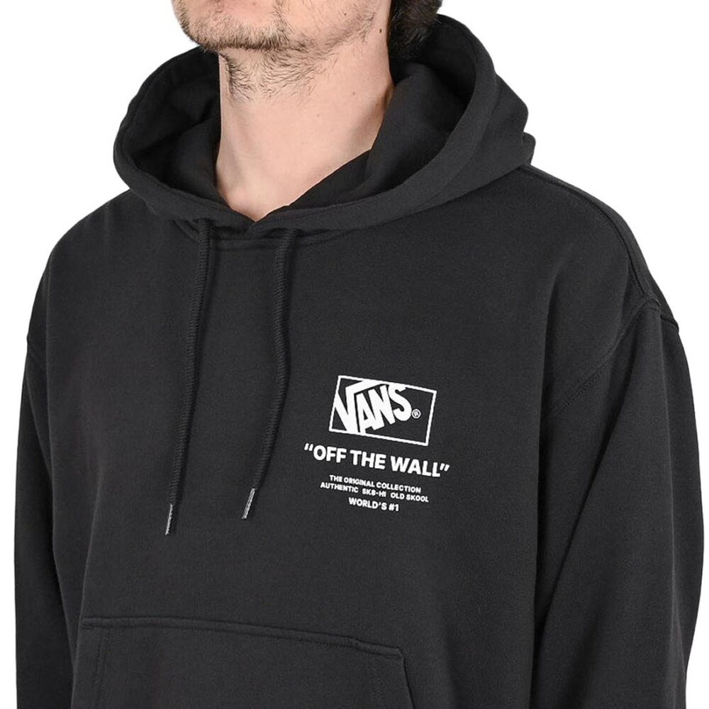 Vans Stacked Hi Pullover Hoodie - Black/White