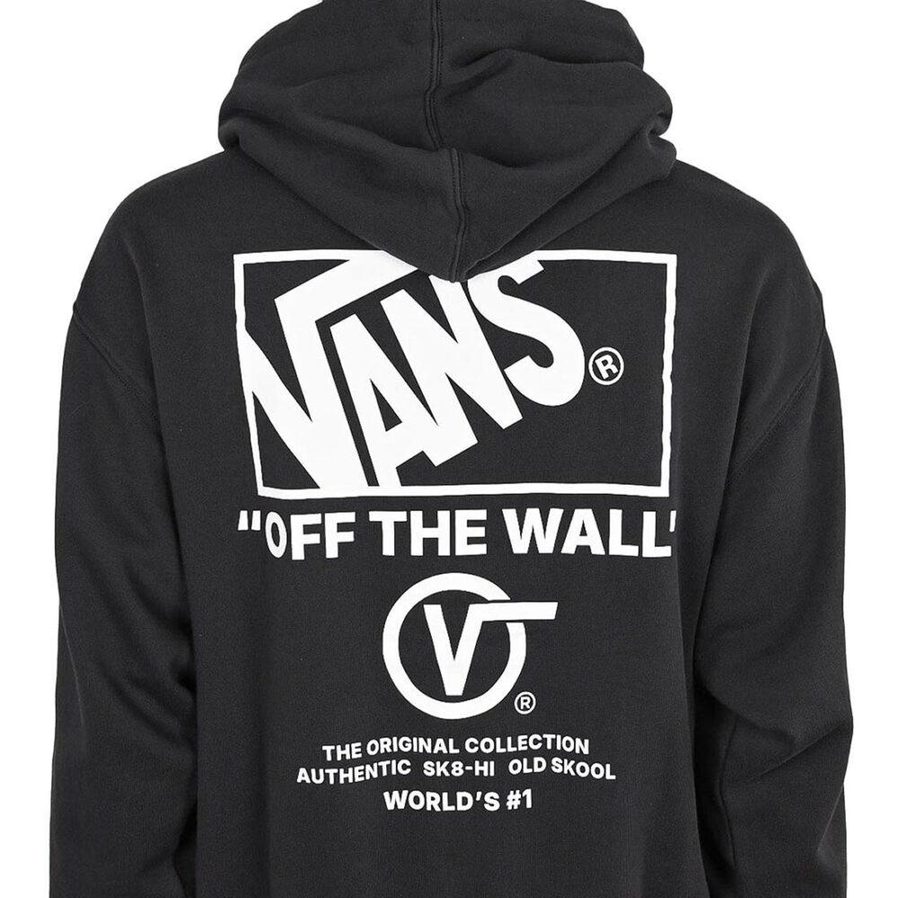Vans Stacked Hi Pullover Hoodie - Black/White