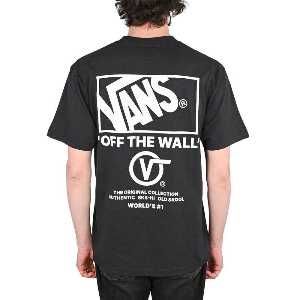 Vans Stacked Hi S/S T-Shirt - Black/White